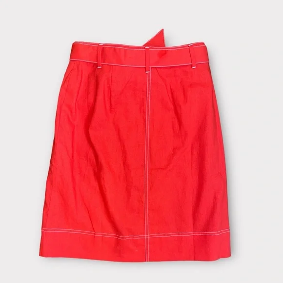 J. Crew Factory Women's Pencil Skirt in Bright Red - Picture 6 of 11
